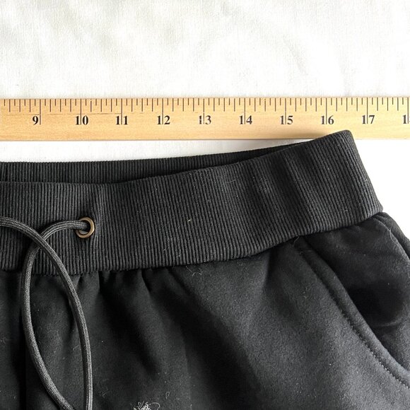 Sherpa Lined Black Joggers Sweatpants for Women, Size XL, Like New! - Picture 12 of 13